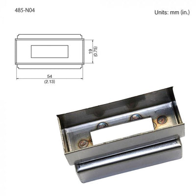 Hakko 485-N-04, Nozzle, 54 x 19mm, 42 Pin, 485 Series