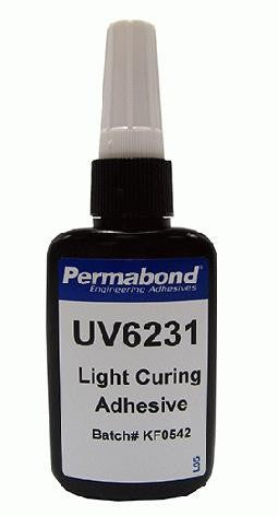 Permabond UV062310250B0101, UV6231 UV-Curable Adhesive, 250ml Bottle, Case of 10