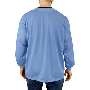SCS 770105, Smock, Dual-Wire, Jacket, Blue, Knitted Cuffs, 3 Pockets, No Collar, 2XL