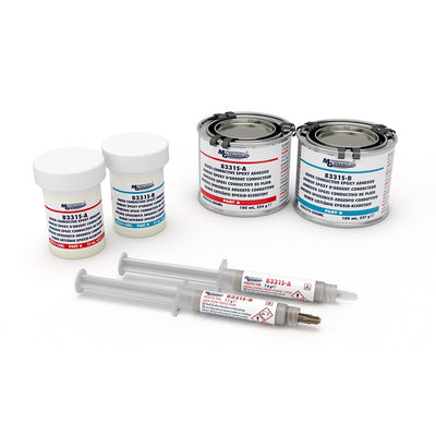 MG Chemicals 8331S-15G, Silver Conductive Epoxy Adhesive, 14g Syringe Kit, Case of 1 Kit