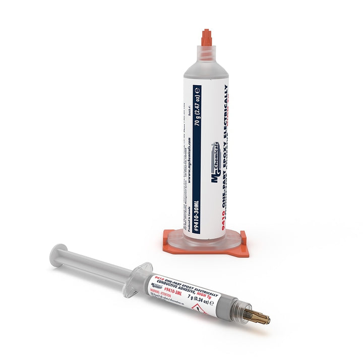 MG Chemicals 9410-3ML, 1 Part Epoxy, Electrically Conductive Adhesive, High Tg, 3ml Syringe, Case of 5