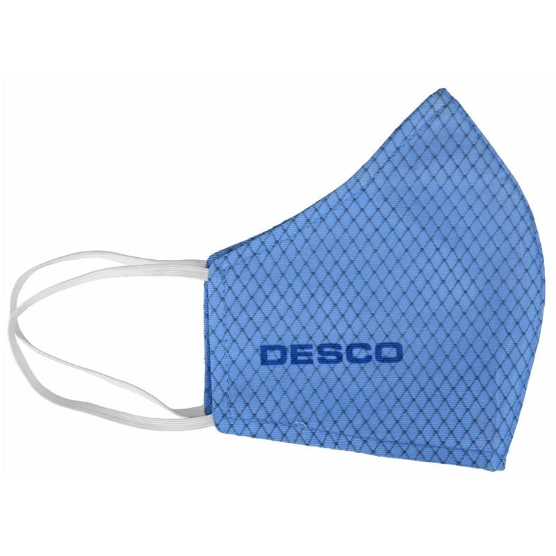 Desco 97553 Static Dissipative Face Mask, Blue - Size, Large/X-Large