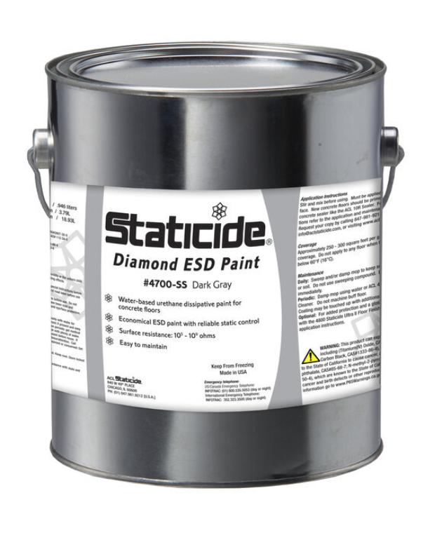 ACL Staticide 4700-SS 1, Diamond Polyurethane Floor Covering, 1 Gal.
