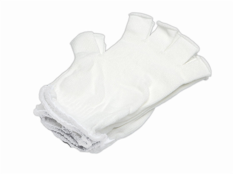 Berkshire BCR® BGL2.200BR Half-Finger Polyester Glove Liners, Size Medium, Qty 200 Pairs