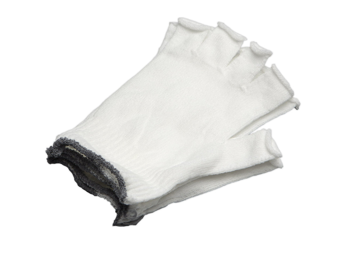 Berkshire BGL2U20R BCR® Ultra Half-Finger Polyester Glove Liners, Size Medium, Qty 200 