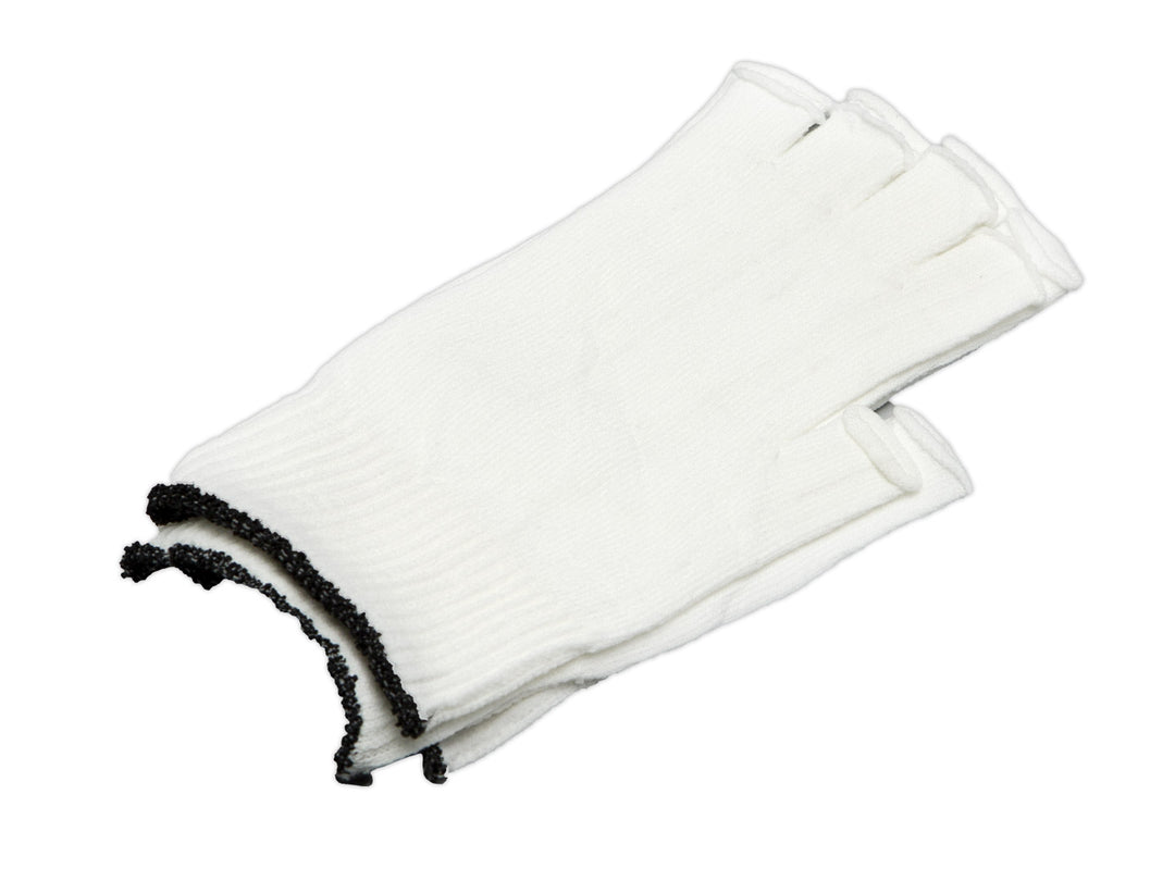 Berkshire BGL6.200LB BCR® Nylon Half-Finger Glove Liners, Size Large, Qty 200 Pairs