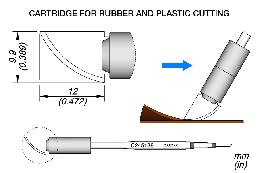 JBC Tools C245138, Cartridge Cutter 12 MTESolutions