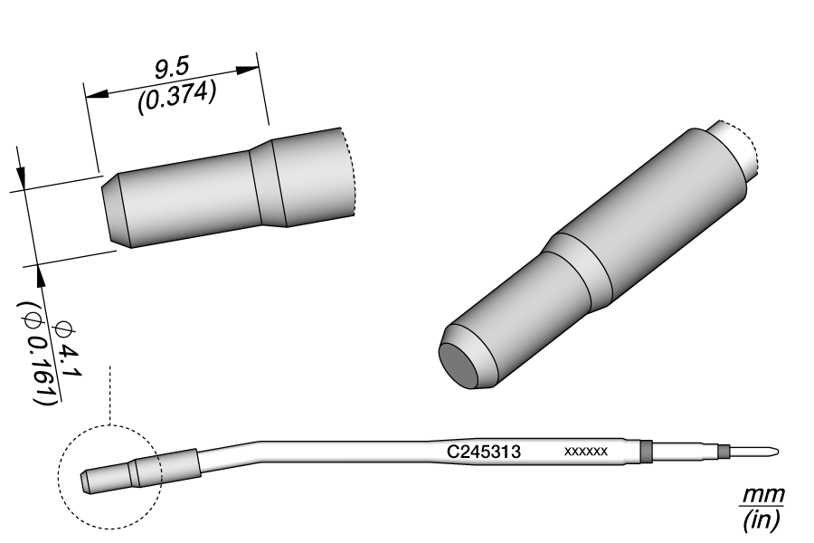 JBC Tools C245313, Heat Staking Ø 4.1 MTESolutions