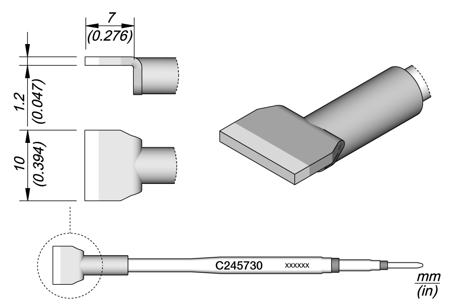 JBC Tools C245730, Cartridge Blade 10.0 S2 MTESolutions