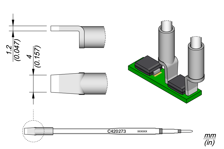 JBC Tools C420273, Cartridge Blade 4.0 MTESolutions