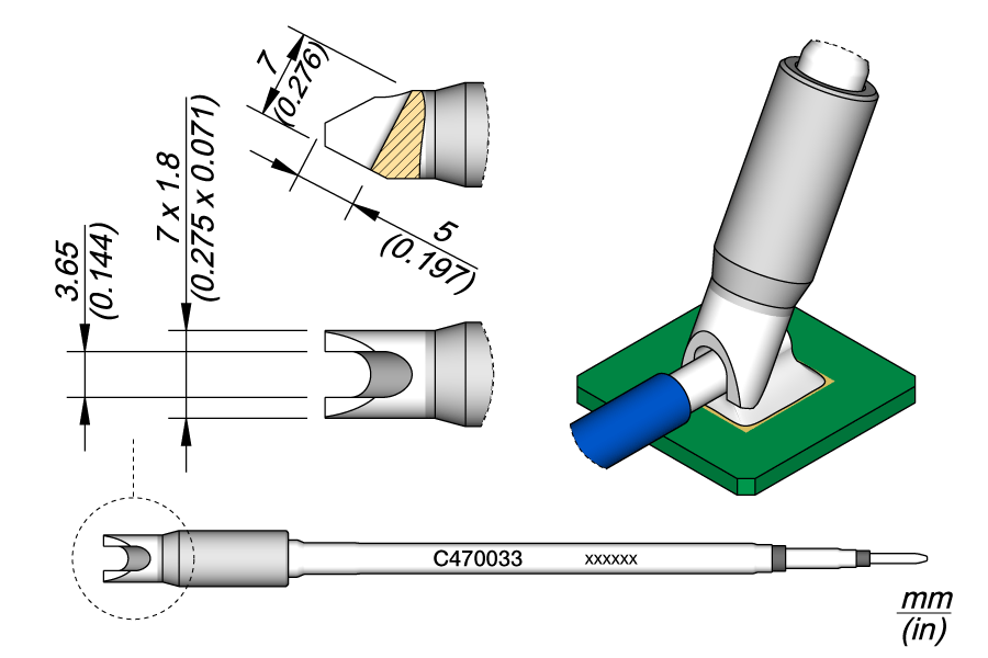 JBC Tools C470033, Cartridge Barrel Ø 3.65 MTESolutions