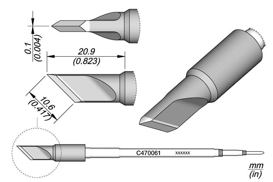JBC Tools C470061, Cartridge Knife 10.6 MTESolutions