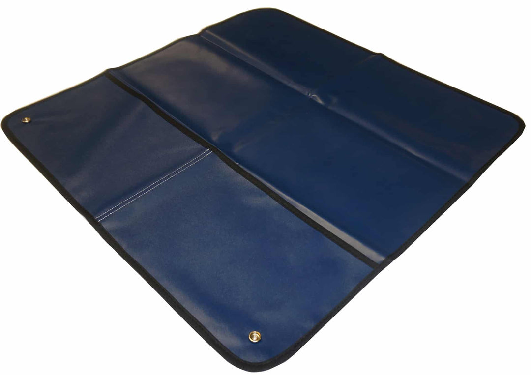 2'X2' Field Service Kit, Blue, Male 10Mm Snaps, Mat Only No Hardware