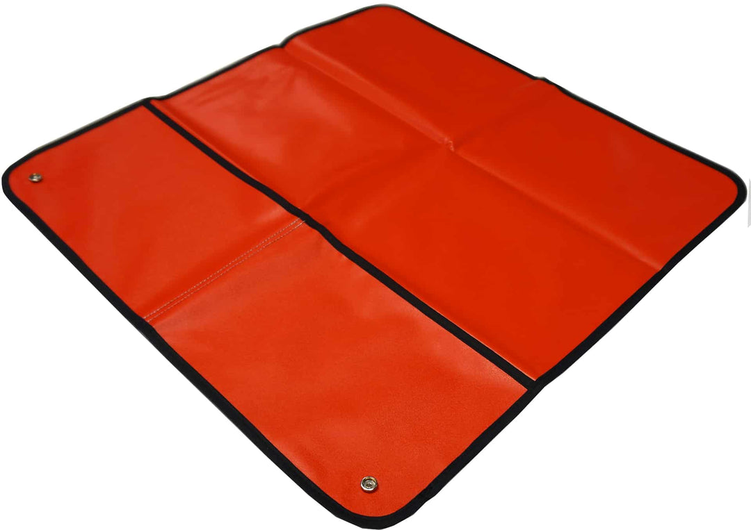 2'X2' Field Service Kit, Red, 2 Female 10Mm Snaps, Mat Only No Hardware