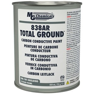 MG Chemicals 838AR-900ML, Total Ground, Carbon Conductive Paint, 850ml Can, Case of 1