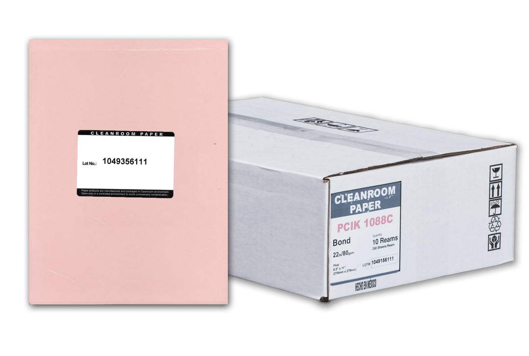 Purus Poly Cleanroom Paper 8.5X11 Pink