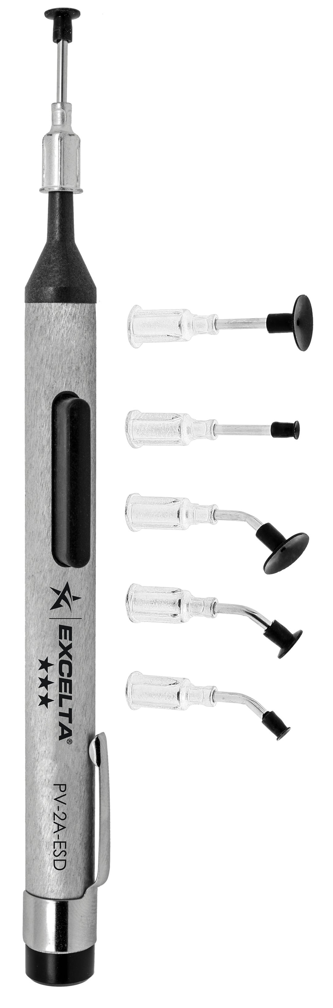 Excelta PV-2A-ESD Vacuum Pen Kit - Standard Pen - 6 Probe/Cups