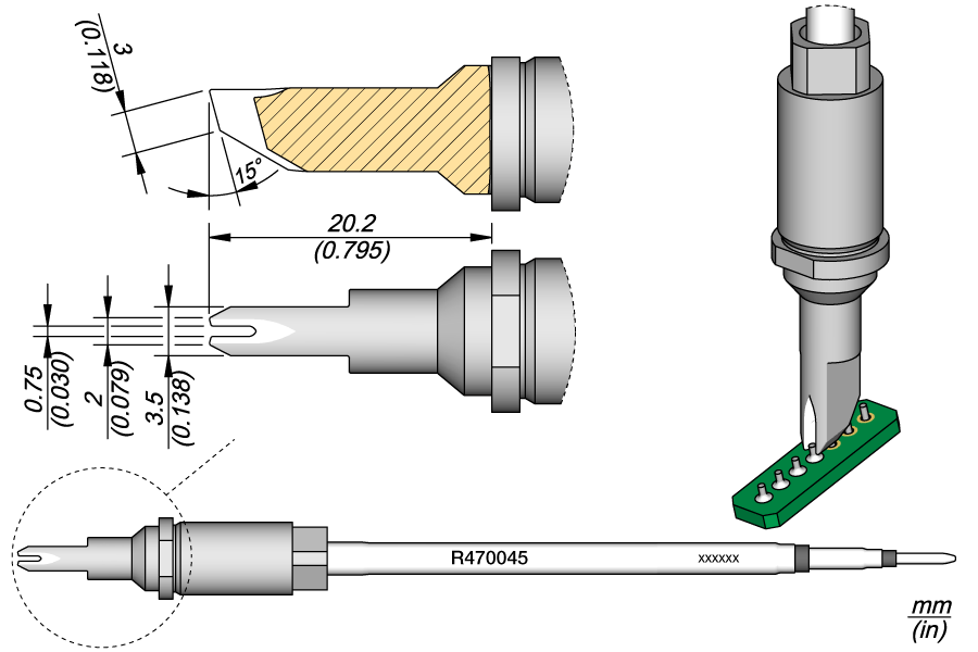 JBC Tools R470045, Cartridge Drag 0.75 S2 MTESolutions