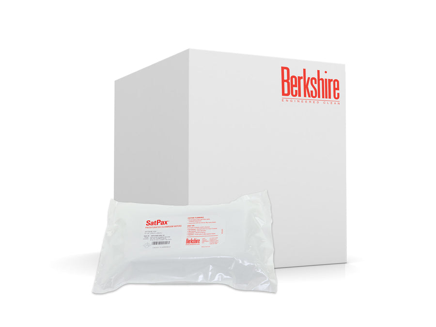 Berkshire SPX1000.002.12, SatPax® 1000 IPA Presaturated Wiper, 9% IPA, 9″ x 9″, Case of 900