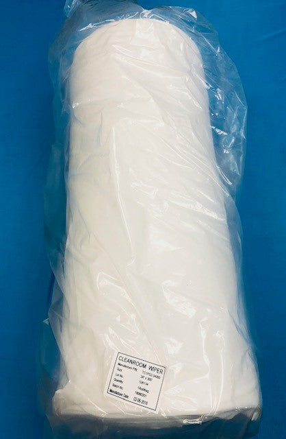 Teknipure TC1PS2-24300, Polyester Knit Wiper Roll Light Weight, Laundered 24" X 300', 1 Roll/Case