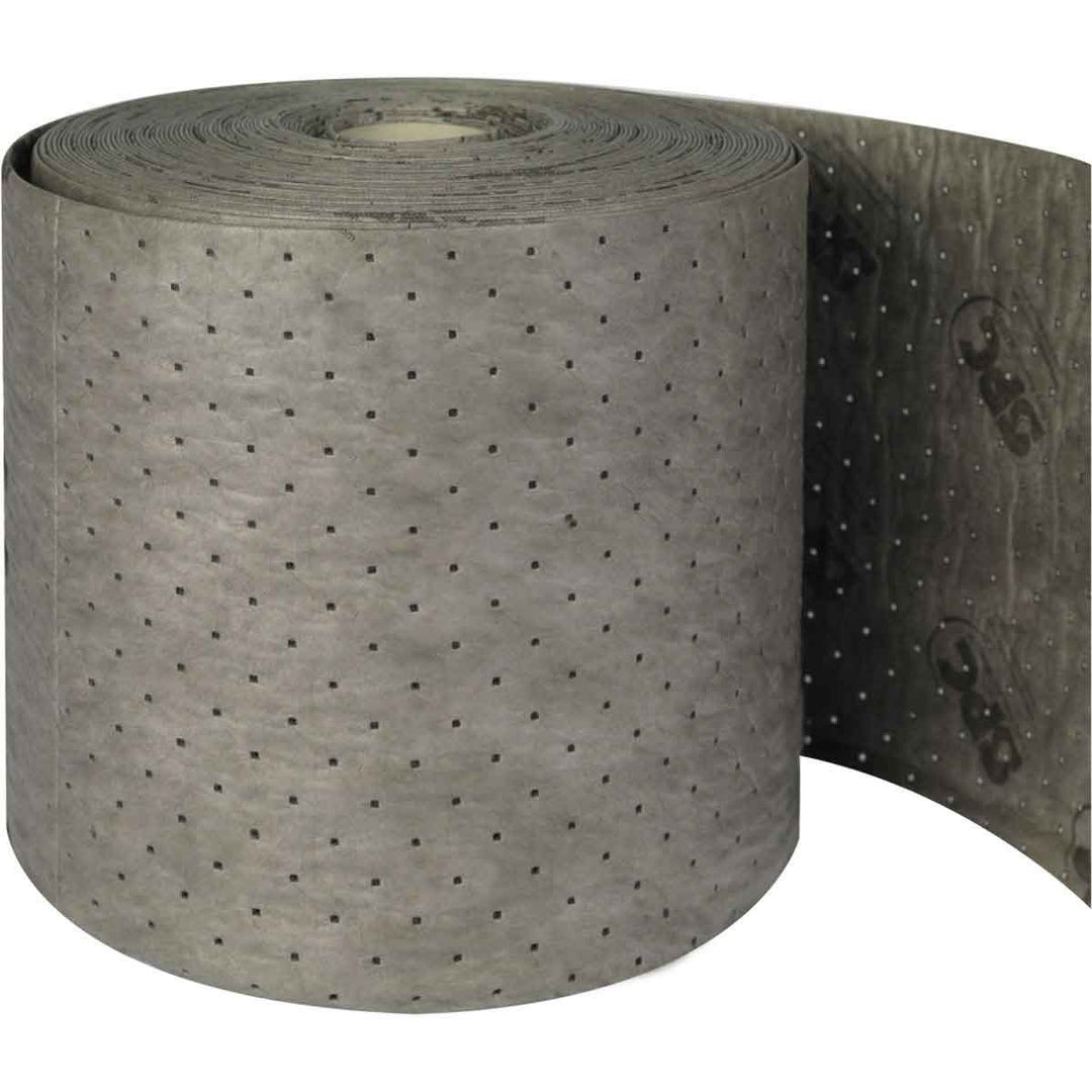 Brady UXT15P, Absorbent Roll, 15 in X150 ft, Heavy, Perforated, Universal