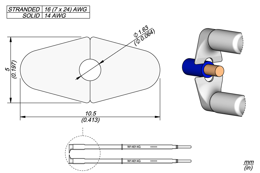 JBC Tools W14014G, Cartridges W140 14G Ø1.63mm MTESolutions