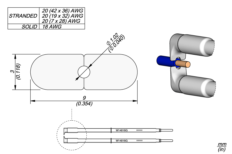 JBC Tools W14018G, Cartridges W140 18G Ø1.02mm MTESolutions
