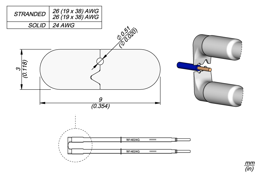 JBC Tools W14024G, Cartridges W140 24G Ø0.51mm MTESolutions