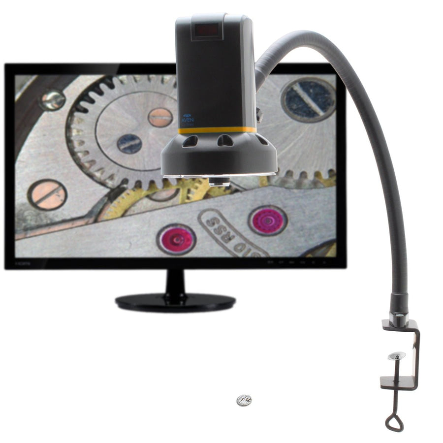 Aven Tools 26700-401-557 Cyclops HDMI Digital Microscope with FlexArm Stand & Table Clamp Aven Tools MTESolutions