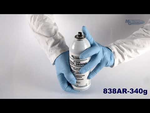 MG Chemicals 838AR-340g, Total Ground Carbon Conductive Paint, 340g Aerosol, Case of 6