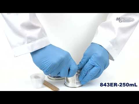 MG Chemicals 843ER-800ML, Silver-Coated Copper Epoxy Paint, 810ml 2 Can Kit, Case of 1 Kit