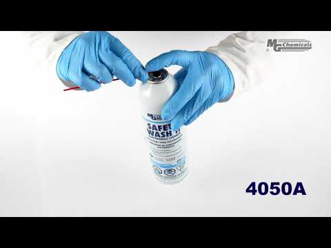 MG Chemicals 4050A-450G, Safety Wash II Electronics Cleaner, 16 oz., Aerosol, Case of 10