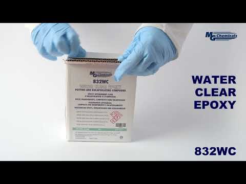 MG Chemicals 832WC-375ML, Water Clear Epoxy, 375ml 2 Bottle Kit, Case of 1 Kit