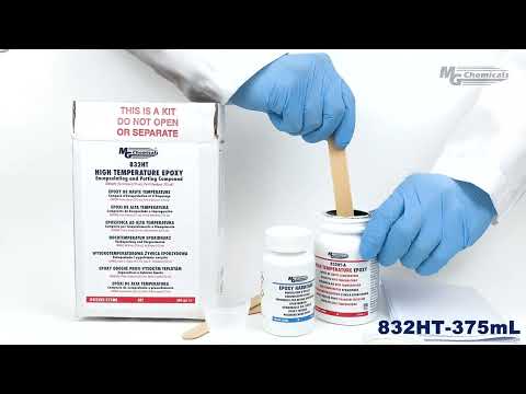 MG Chemicals 832HT-3L, High Temperature Epoxy, 2.3L 3 Can Kit, Case of 1 Kit