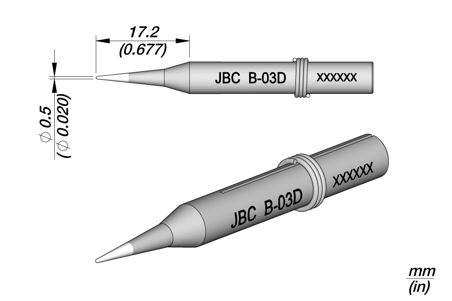 JBC Tools 0150300, B - 03D TIP MTESolutions