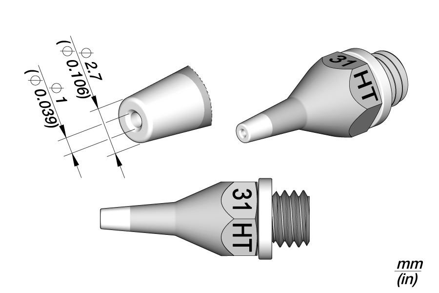 JBC Tools 0321200, 31 HT - High Thermal Performance Tip MTESolutions