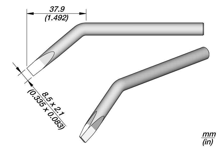 JBC Tools 0800409, 80D Long Life Tip for 80S Soldering Iron MTESolutions