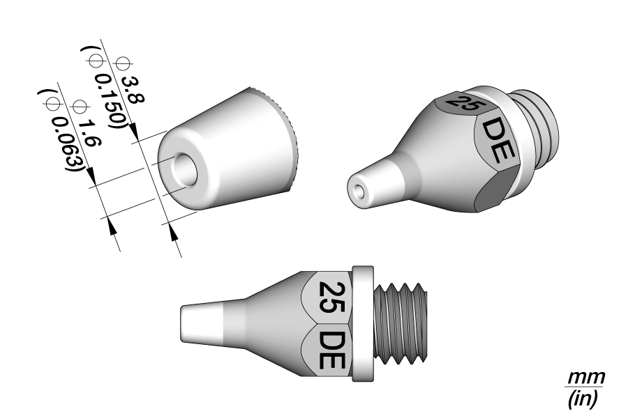 JBC Tools 0320800, 25 DE - Long Life Tip MTESolutions