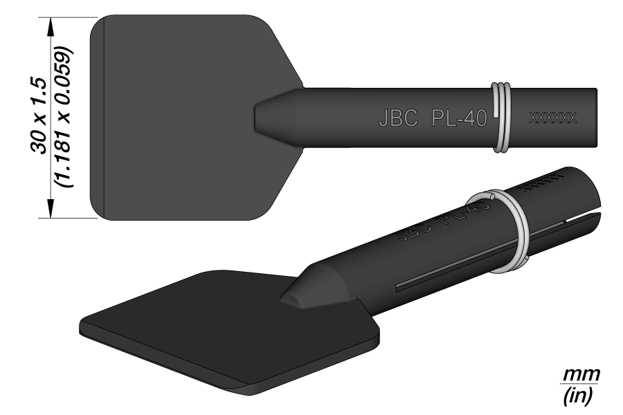 JBC Tools 0400101, PL - 40 Long Life Soldering Tip MTESolutions