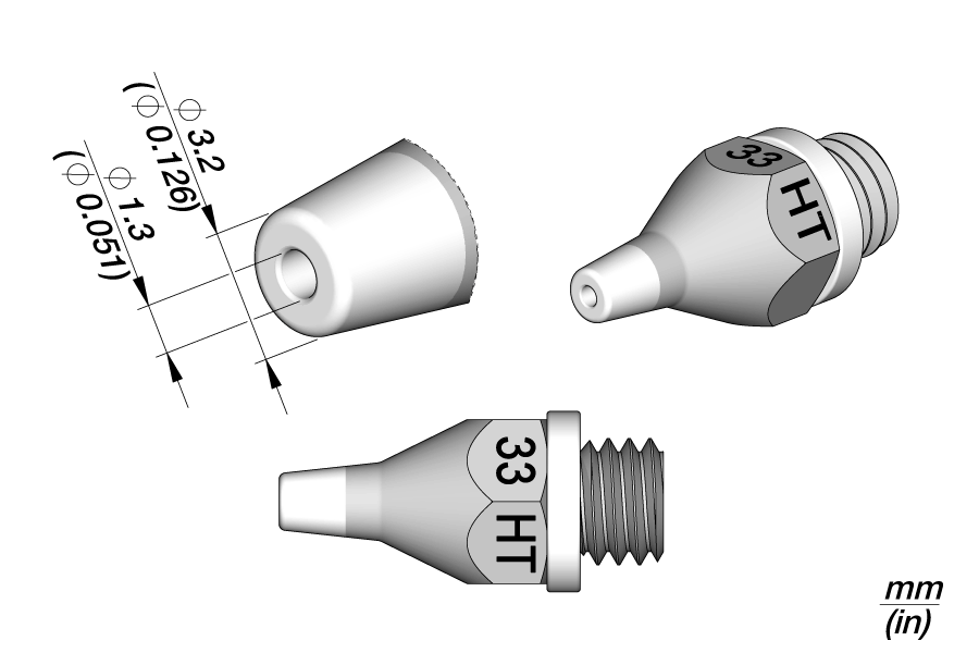 JBC Tools 0321300, 33 HT - High Thermal Performance Tip MTESolutions