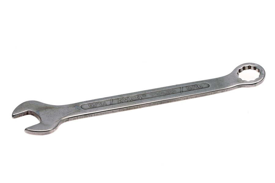 Aven Tools 21187-0916, Combination Wrench Stainless Steel 9/16in