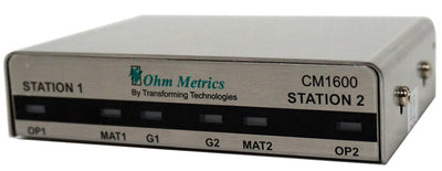 Transforming Technologies CM1600, Dual Conductor Resistance Monitor, 2 Operators + 2 Mats