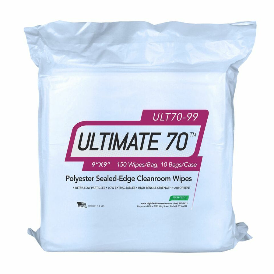 High-Tech Conversions ULT70-99 Ultimate 70 Sealed Edge Polyester Wipes