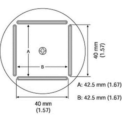 Hakko A1215B, QFP Nozzle for FR-801, FR-802, FR-803; 42.5 x 42.5mm