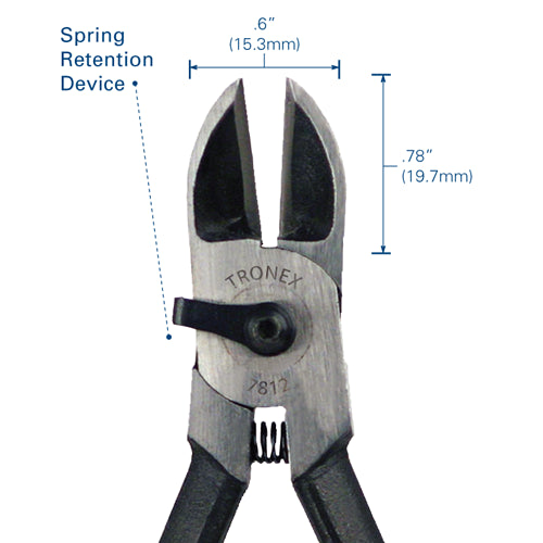 Tronex Tools 7812 - Heavy Duty Long Oval Flush Cutter