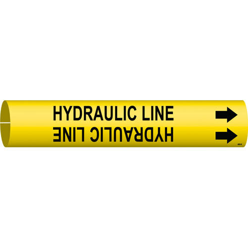 Brady 4083-B Snap-On Hydraulic Line Pipe Marker 1.5 - 2.375 in