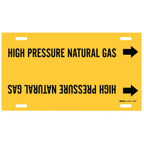 4194-H Brady Strap-On Pipe Marker