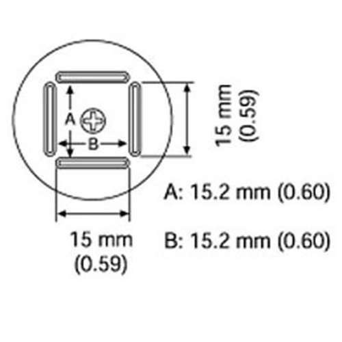 Hakko A1126B, QFP Nozzle for 850, 852, 702; 15.2 x 15.2mm