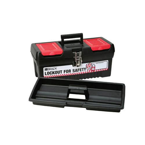 Brady 105906, Portable Lockout Tagout Station Boxes 7.8in H x 16.2in W x 7.3in D