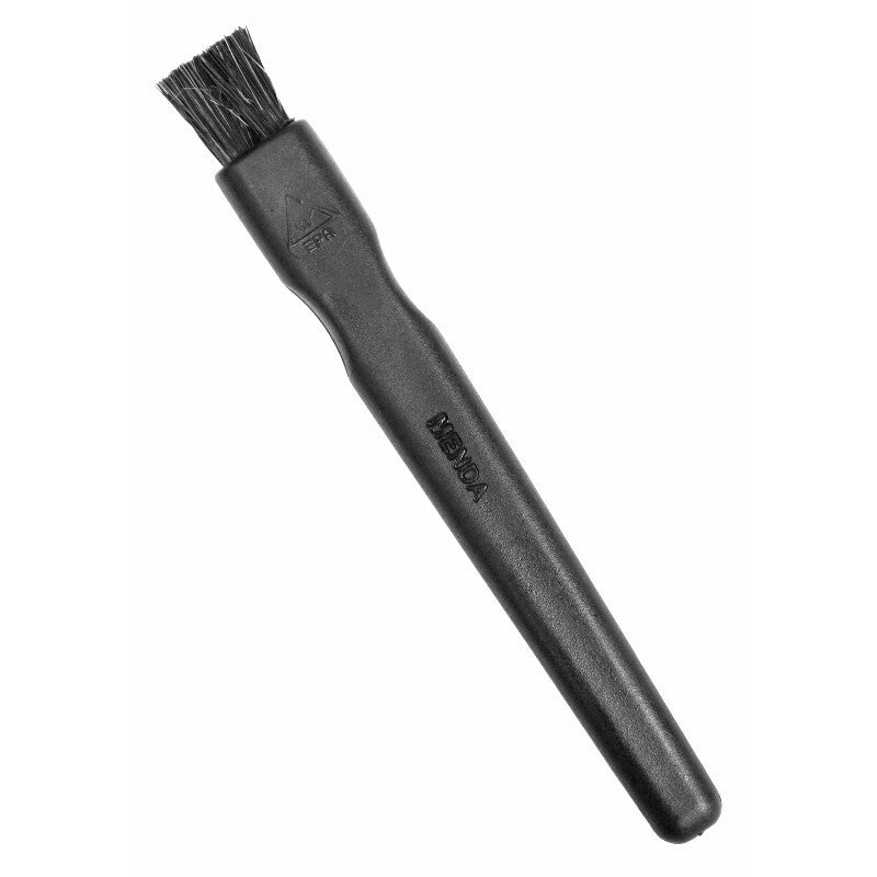 Menda  35696, Esd Brush, Conductive, Flat Handle, Black  Firm Bristles, 1-2 In